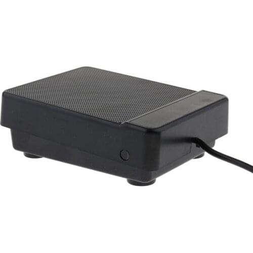 Tooyful Durable Black 6.35mm Jack Sustain Pedal Foot Switch Low Noise for 61key 88key Electronic Piano Accessory