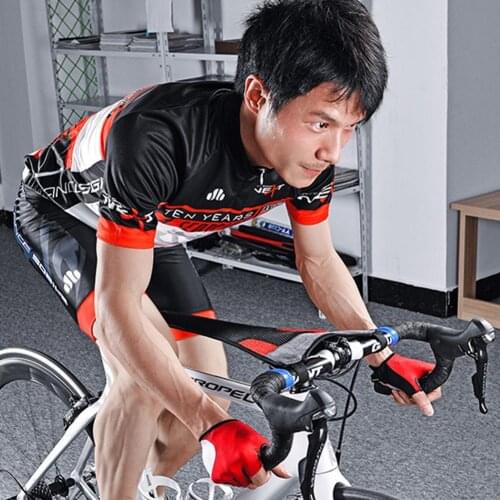 Universal Road Mountain Bicycle Sweat Cover Waterproof Bike Turbo Trainer Sweat Absorb Guard Strap Net for Cover Phone Pouch