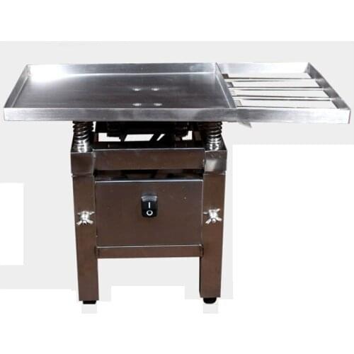 Factory price of vibration table motor stainless steel chocolate vibration table machine
