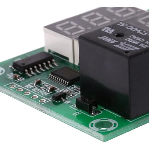 XH-W1219 Dual LED Display Thermostat Temperature Controller Module Sensor DC 12V W315