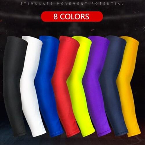 1PC Outdoor Sports Basketball Elbow Arm Sleeve Protector Soccer Elbow UV Protectin Absorb Sweat Support Arm Sports Safety