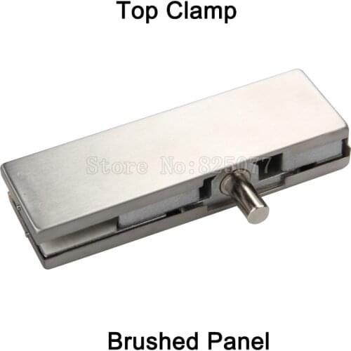1PCS Frameless glass door top clamp floor spring door accessories top door clip glass door hardware accessories JF1379