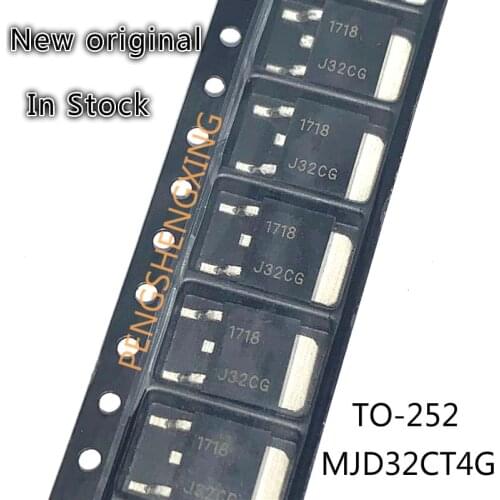 10PCS/LOT MJD32CT4G MJD32C J32CG TO252 New original spot hot sale