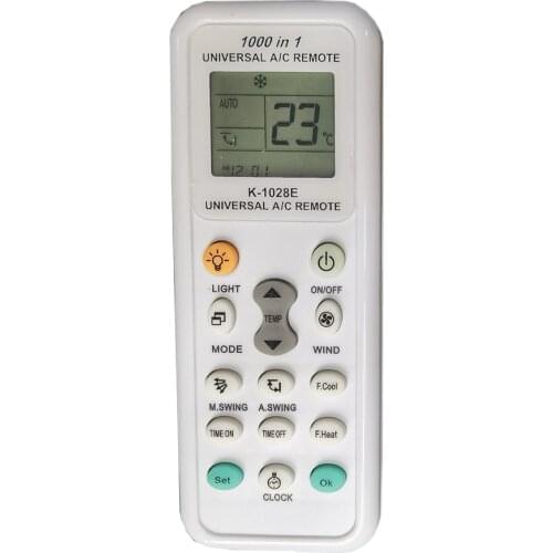 1000 in 1 Universal Wireless Remote Control K-1028E K1028E AC Digital LCD Remote Control for Air Conditioner