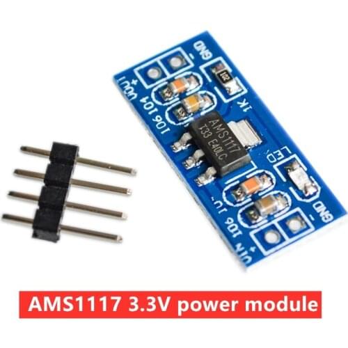 3.3V power module AMS1117 3.3V power module Unwelded header