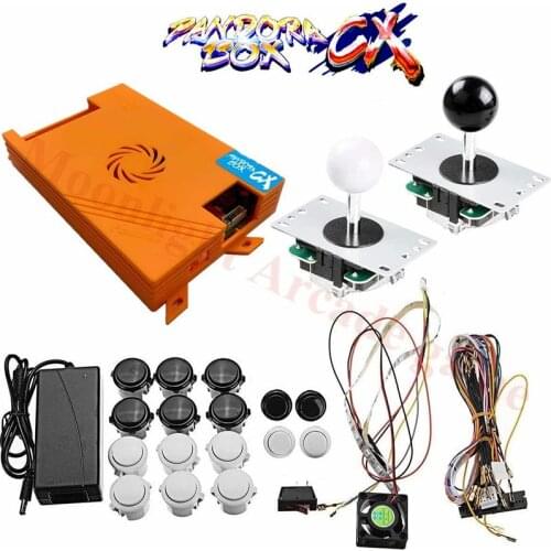 Arcade cabinet diy kit pandora box CX 2800 games in 1 sanwa joystick push buttons diy arcade stick kit for 2 players