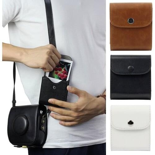 Besegad Portable Waterproof PU Leather Photos Storage Bag Pouch Pocket Case for Fujifilm Instax Square SQ20 SQ10 SQ6 SP-3 Camera