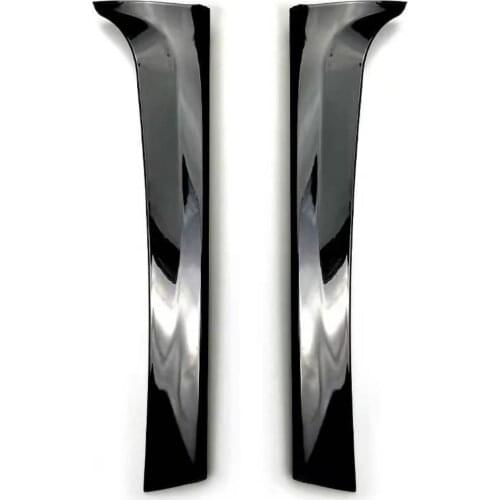 2PCS Rear Window Side Spoilers Glossy Canards Splitter tail spoiler exterio For VW for Polo MK5 2011-2017/MK6 Car Styling