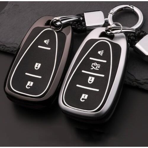 Car Styling Key Case For Chevrolet Cruze Spark Equinox camaro Volt Bolt Trax MalibuXL Accessories Auto Parts 2008 2018 2019 2020