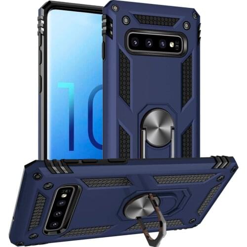 For Samsung S10 Case Cover S10E Car Holder Ring Case Military Armor Shockproof Case for Samsung Galaxy S10 Plus S 10