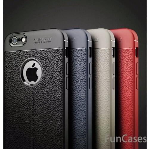 For iPhone 6 Case 6s Plus Case Luxury Leather TPU Silicone back Cover Case For iPhone 6 Case 6s Plus Cover For iPhone 5 5S SE