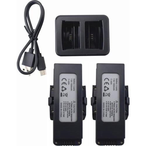 2S 7.6V 1500mah Lipo Battery with 2in1 Charger for MJX B7 Bugs 7 RC Brushless Folding Drone Quadcopter Frame Kit Accessories