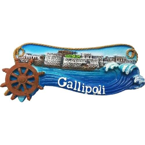 Lychee Turkish Aegean Sea Fridge Magnets Creative 3D Refrigerator Magnetic Sticker Home Decoration Travel Souvenirs