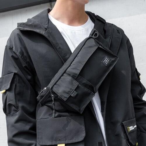 Fashion Mens High Quality Nylon CrossBody Bag Casual Style Messenger Bag Versatile Male Chest bag Single Shoulder Handbag