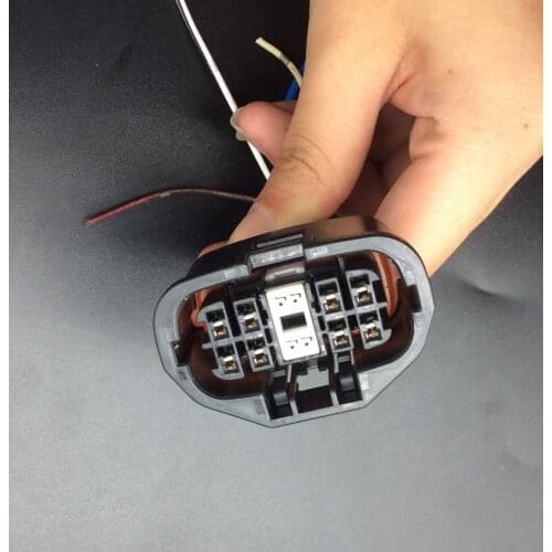 Original for Mazda 6 car headlight assembly wiring harness main plug 12Pin M6 headlight connector cable housing