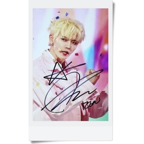 Signed NUEST REN autographed original photo 6 inches freeshipping 062017 01