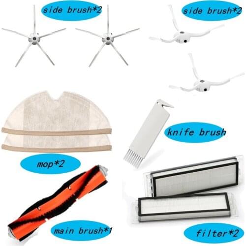 Main brush side brush hepa filter mop cloth for Xiaomi Roborock s5 s6 s5 max s6 max s50 s60 robot vacuum cleaner accessories