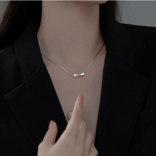 Silver Necklaces 925 Sterling Silver Pendants Necklaces Fashion Style