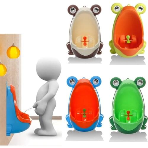Frog Plastic Baby Boys Children Pee Potty Toilet Training Kids Urinal Bathroom