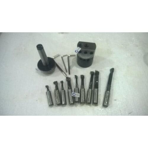 F1-12 50mm boring head with Morse taper 2 MT2 M10 boring shank and 9pcs boring bar,boring head set