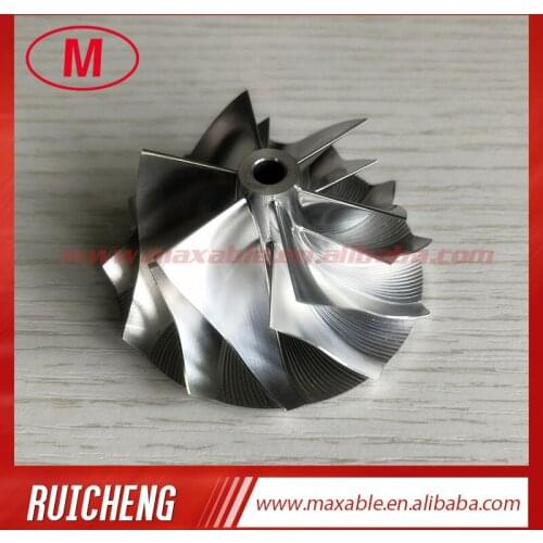 RHF5 6+6 blades 44.90/58.00mm high performance Billet/milling/aluminum 2618 compressor wheel for VF54