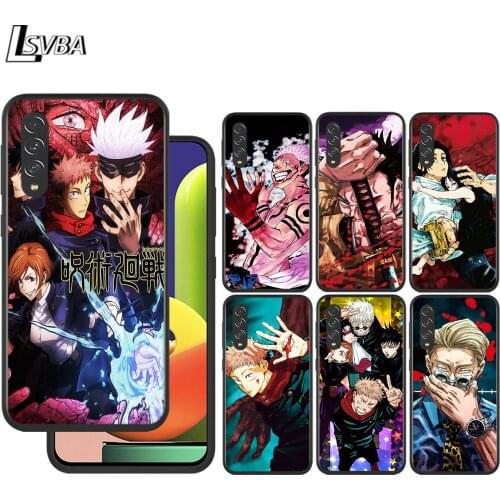 Anime Jujutsu Kaisen for Samsung Galaxy A90 A80 A70 A60 A50 A40 M30 A20E A2Core A10S A10E Silicon Soft Black Phone Case