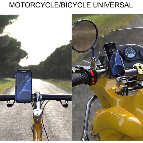 Universal Phone Holder for Bike Mobile Cell Phone Rack Aluminum Alloy Bicycle Smart Phone Holder Motorcycle Bike Handlebar Mount