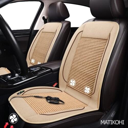 MATIKOHI 12V Seat ventilation 1pc car seat cover for Ford all models kuga fiesta mondeo fusion focus ranger Everest Taurus Ecos