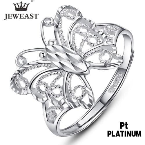 YBF Pt950 Pure Gold Ring Real pt950 Solid Gold Ring Good Beautiful Upscale Trendy Classic Party Fine Jewelry Hot Sell New 2020