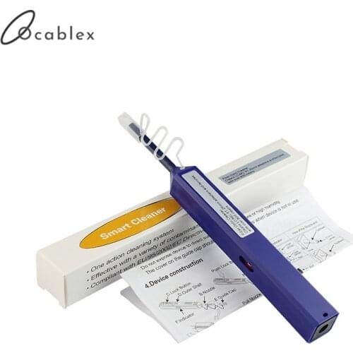 1.25mm LC and 2.5mm SC APC Cleaning Pen 800 Cleaning Fiber Optic Cleaner LC/SC/FC/ST One Touch Cleaning Tool