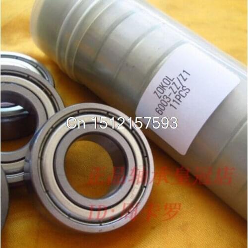 5PC 17 x 35 x 10mm 6003-ZZ Rubber Sealed Ball Bearing 17*35*10