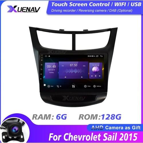 Car DVD Autoradio player For Chevrolet Sail 2015 Car Radio Stereo WIFI GPS Navigation Multimedia Player Autoradio with carplay