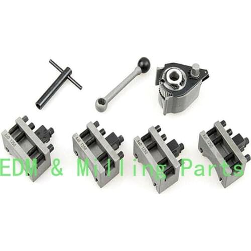 CNC European Style Aa Quick Change Tool Holder Set For CQ0618 WM180V WM210V Lathe For Bridgeport Mill Part