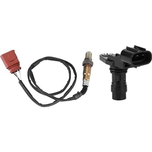 1Pcs Oxygen Sensor Air-Fuel Ratio for A3 & 1Pcs Car Engine Crankshaft Position Sensor for Isuzu