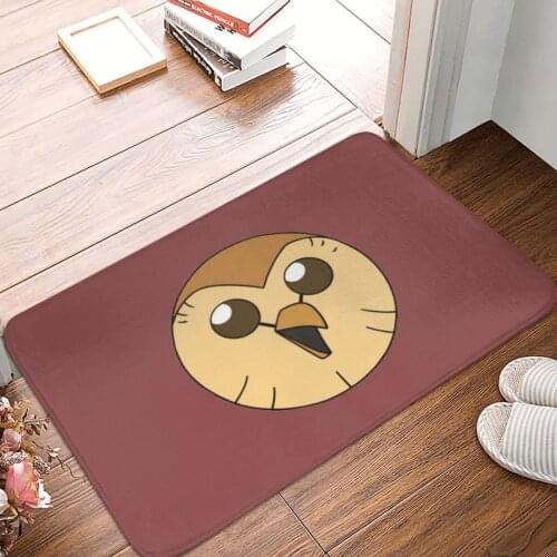 Hooty Owl House Doormat Carpet Mat Rug Polyester Anti-slip Floor Decor Bath Bathroom Kitchen Living Room 40x60