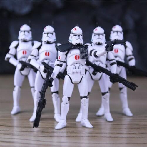 Star Wars 3.75" Red Dot Trooper Action Figure Neyo Commander Team Army Builder Toys Doll