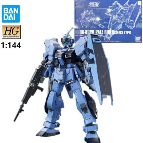 Bandai Gundam Hguc 1/144 RX-80PR Pale Rider Ruimte Type Gundam 58900 Model Geassembleerd Anime Action Figure Speelgoed Toy