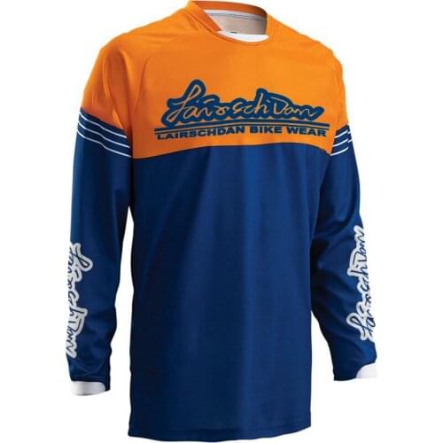 LairschDan 2021 Summer Team Long Sleeve Cycling Jersey Bicycle Clothes MTB Bike Jersey Uniform Mens Downhill Jersey Mtb Hombre