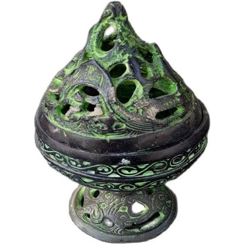 Chinas Old Bronze Ware Hollowing Out Incense Burner