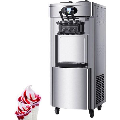 Commercial Vertical Ice Cream Machine For Milk Tea Shop Soft Serve Ice Cream Makers