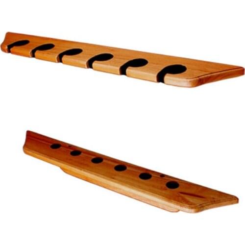 2-Piece 6 Rods Fishing Rod Storage Wall Mount Rack -Easy Installation