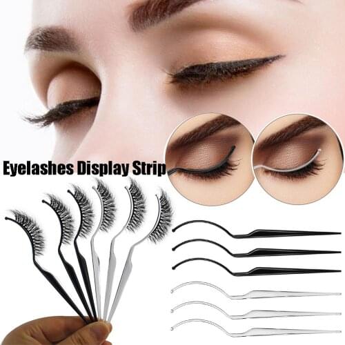 3Pcs/set Magnetic Eyelash Display Stand Grafting Bracket Panel Try-on Effect Auxiliary Lashes Extensions Grafting Tools
