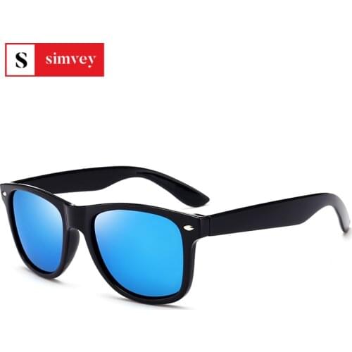 Simvey Classic Retro Rivet Polarized Sunglasses Women Men Luxury Brand Designer Sun Glasses UV400 Gafas De Sol De Los