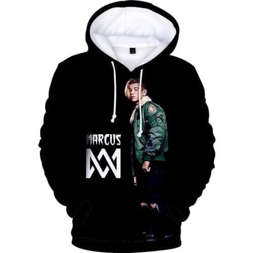 Kpop Hoodie Marcus And Martinus 3D Hoodies Sweatshirts Print Harajuku Women/Men Sweatshirt Oversized Hoodie Coat Tops