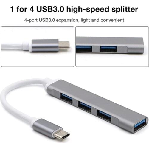 USB C HUB 3.0 Type C 3.1 4 Port Multi Splitter Adapter OTG For Lenovo Xiaomi Macbook Pro 13 15 Air Pro PC Computer Accessories