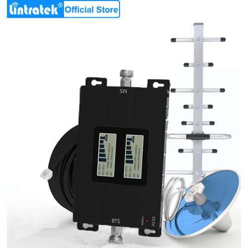 NEW Lintratek LCD Display 4G LTE Signal Booster 1800MHz GSM 900MHz Signal Repeater 2G 4G 1800MHz Mobile Phone Signal Amplifier