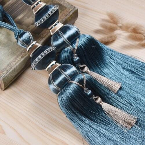 Curtain Tapestry Hanging Tassel Hanging Belt Ropes Ball Buckle Decoration Curtains Tiebacks Buckle Bandages Curtain Accessories