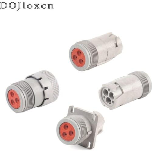1/5 Sets 3 Pin ROHS IP68 Waterproof Male Female Grey Connector HD16-3-16S HD14-3-96P Wire Harness Socket Electric Cable Plug