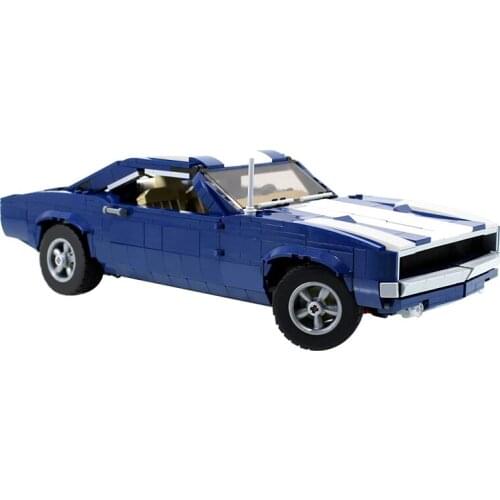 10265 Cobra Roadster Sports 2in1 Muscle Pickup Truck Car Building Block Bricks DIY Toys Assembled Vehicle Model For Kid Gift