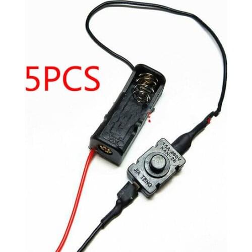 5pcs 12V 23A Battery Holder 12V battery box with switch for LED light strip doorbell power box